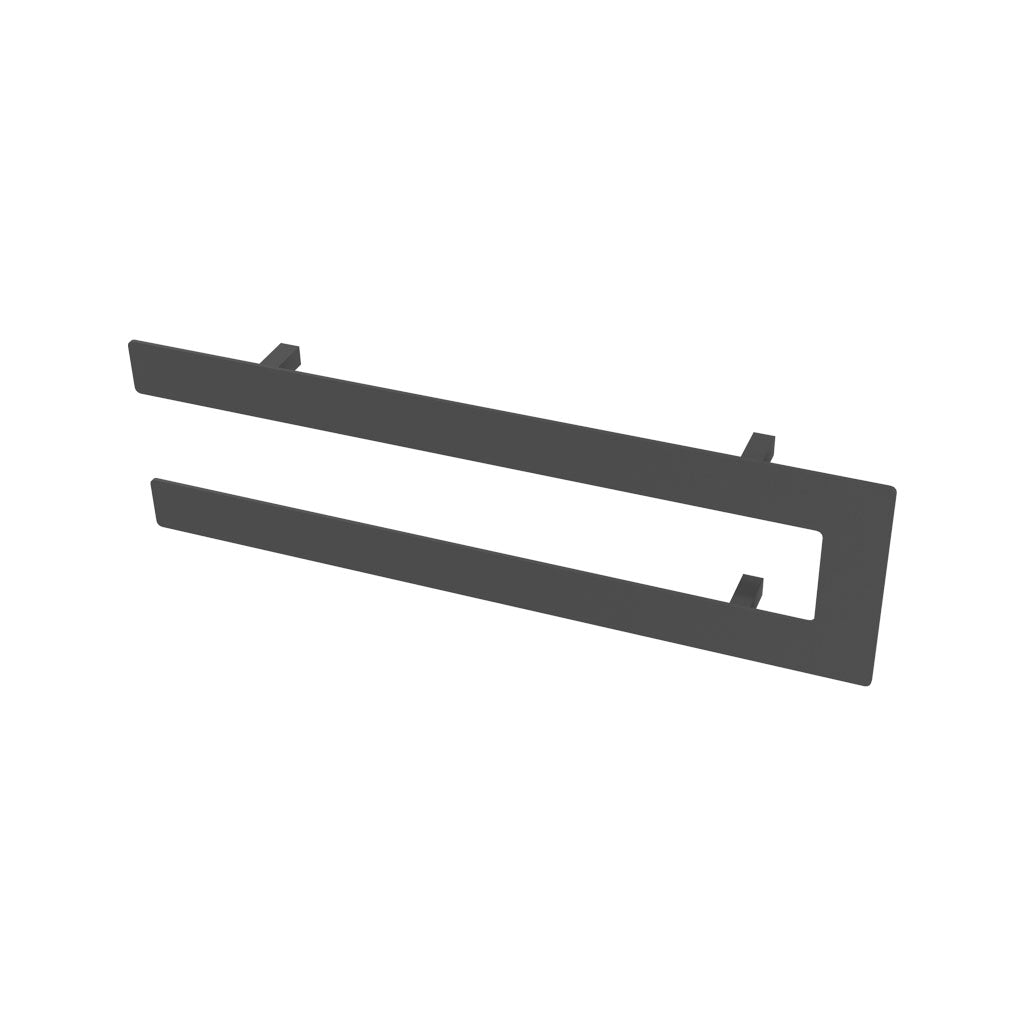 Eastbrook Addington Matt Anthracite Double Flat Towel Hanger 514mm 91.0107