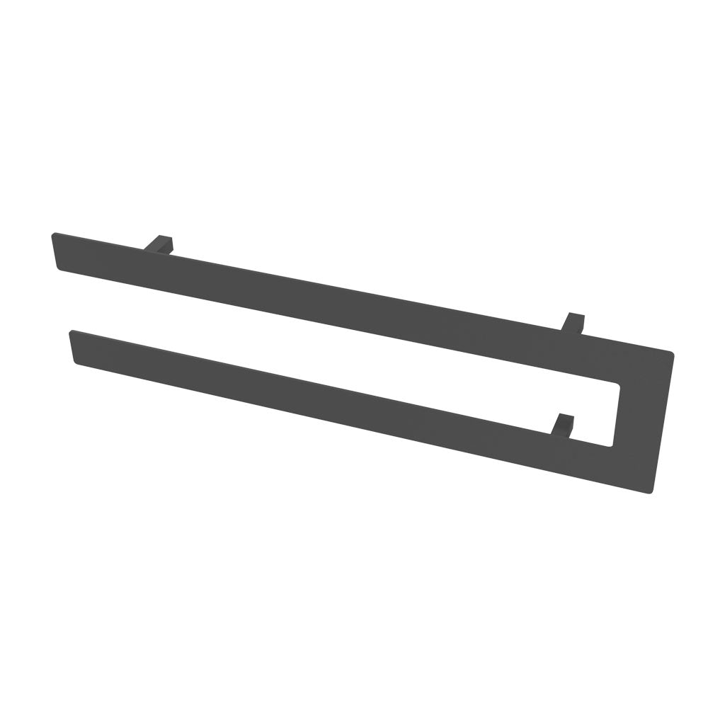 Eastbrook Addington Matt Anthracite Double Flat Towel Hanger 588mm 91.0108