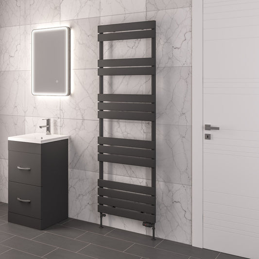 Eastbrook Addington Matt Anthracite Type 10 Designer Towel Rail 1750mm x 600mm 91.0078