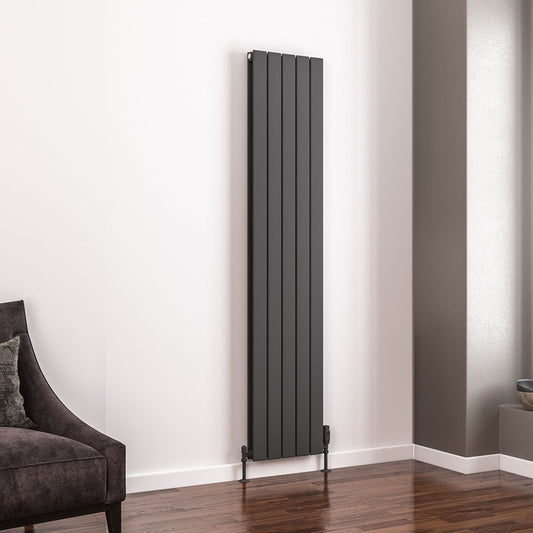 Eastbrook Addington Matt Anthracite Type 20 Vertical or Horizontal Designer Radiator 1800mm x 366mm 91.0039