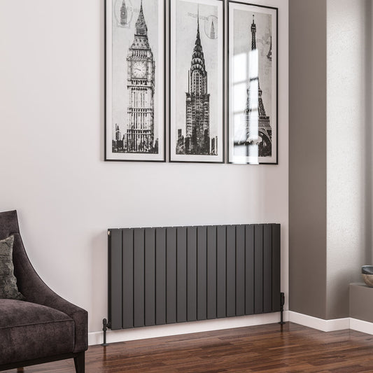 Eastbrook Addington Matt Anthracite Type 20 Vertical or Horizontal Designer Radiator 600mm x 1254mm 91.0162