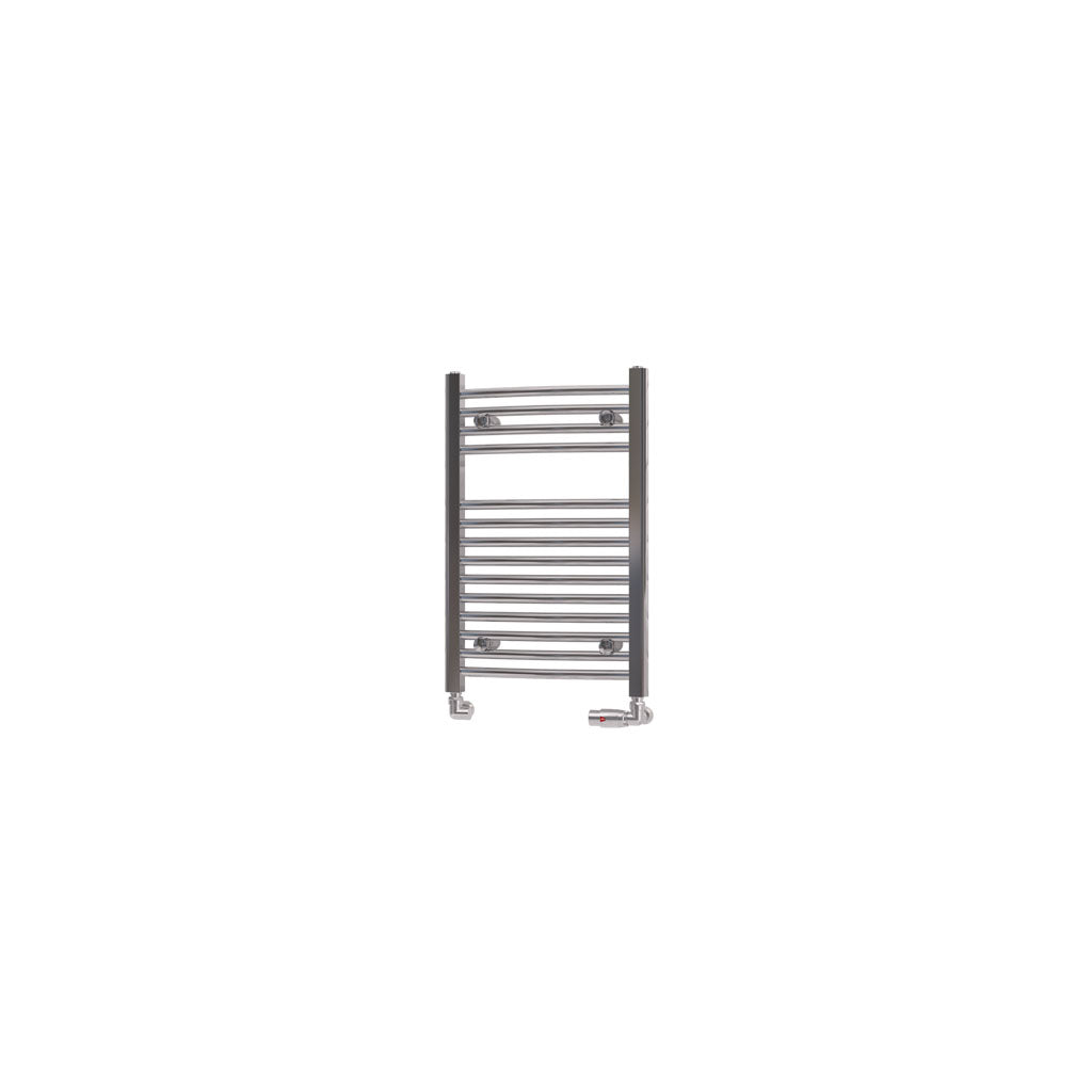 Eastbrook Biava Electric Curved Chrome Towel Rail 688mm x 450mm Cut Out Image 41.0289-ELE