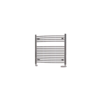 Eastbrook Biava Electric Curved Chrome Towel Rail 688mm x 750mm Cut Out Image 41.0291-ELE