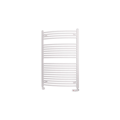 Eastbrook Biava Electric Curved Gloss White Towel Rail 1118mm x 750mm Cut Out Image 41.0304-ELE