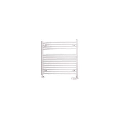 Eastbrook Biava Electric Curved Gloss White Towel Rail 688mm x 750mm Cut Out Image 41.0301-ELE
