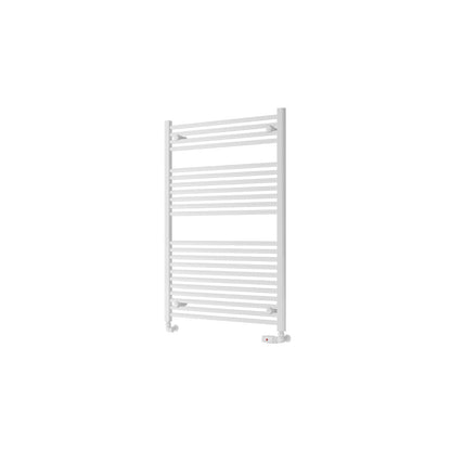 Eastbrook Biava Electric Hidden Vent Straight Gloss White Towel Rail 1118mm x 750mm Cut Out Image 61.0090-ELE