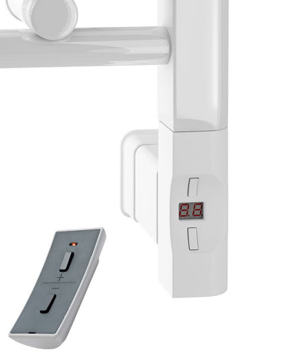 Eastbrook Biava Electric Hidden Vent Straight Gloss White Towel Rail 1720mm x 450mm 61.0091-ELE-8.313