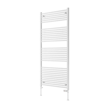 Eastbrook Biava Electric Hidden Vent Straight Gloss White Towel Rail 1720mm x 750mm Cut Out Image 61.0093-ELE