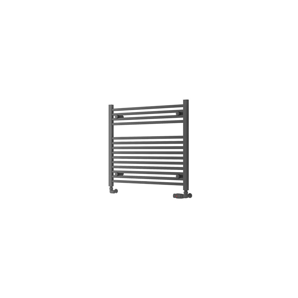 Eastbrook Biava Electric Hidden Vent Straight Matt Anthracite Towel Rail 688mm x 750mm Cut Out Image 61.0097-ELE