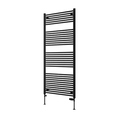 Eastbrook Biava Electric Hidden Vent Straight Matt Black Towel Rail 1720mm x 750mm Cut Out Image 61.0113-ELE