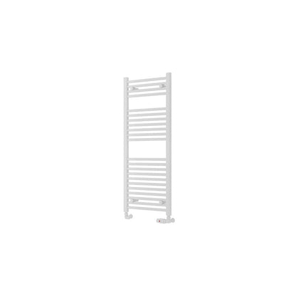 Eastbrook Biava Electric Hidden Vent Straight Matt White Towel Rail 1118mm x 450mm Cut Out Image 61.0118-ELE