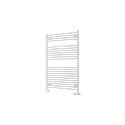 Eastbrook Biava Electric Hidden Vent Straight Matt White Towel Rail 1118mm x 750mm Cut Out Image 61.0120-ELE