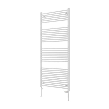 Eastbrook Biava Electric Hidden Vent Straight Matt White Towel Rail 1720mm x 750mm Cut Out Image 61.0123-ELE