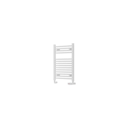 Eastbrook Biava Electric Hidden Vent Straight Matt White Towel Rail 688mm x 450mm Cut Out Image 61.0115-ELE