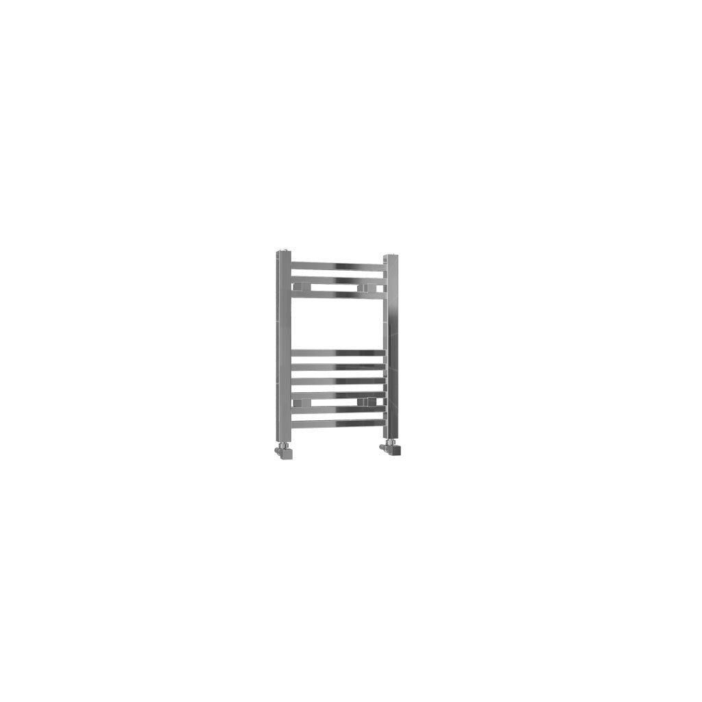 Eastbrook Biava Electric Square Chrome Towel Rail 600mm x 400mm Cut Out Image 41.0109-ELE