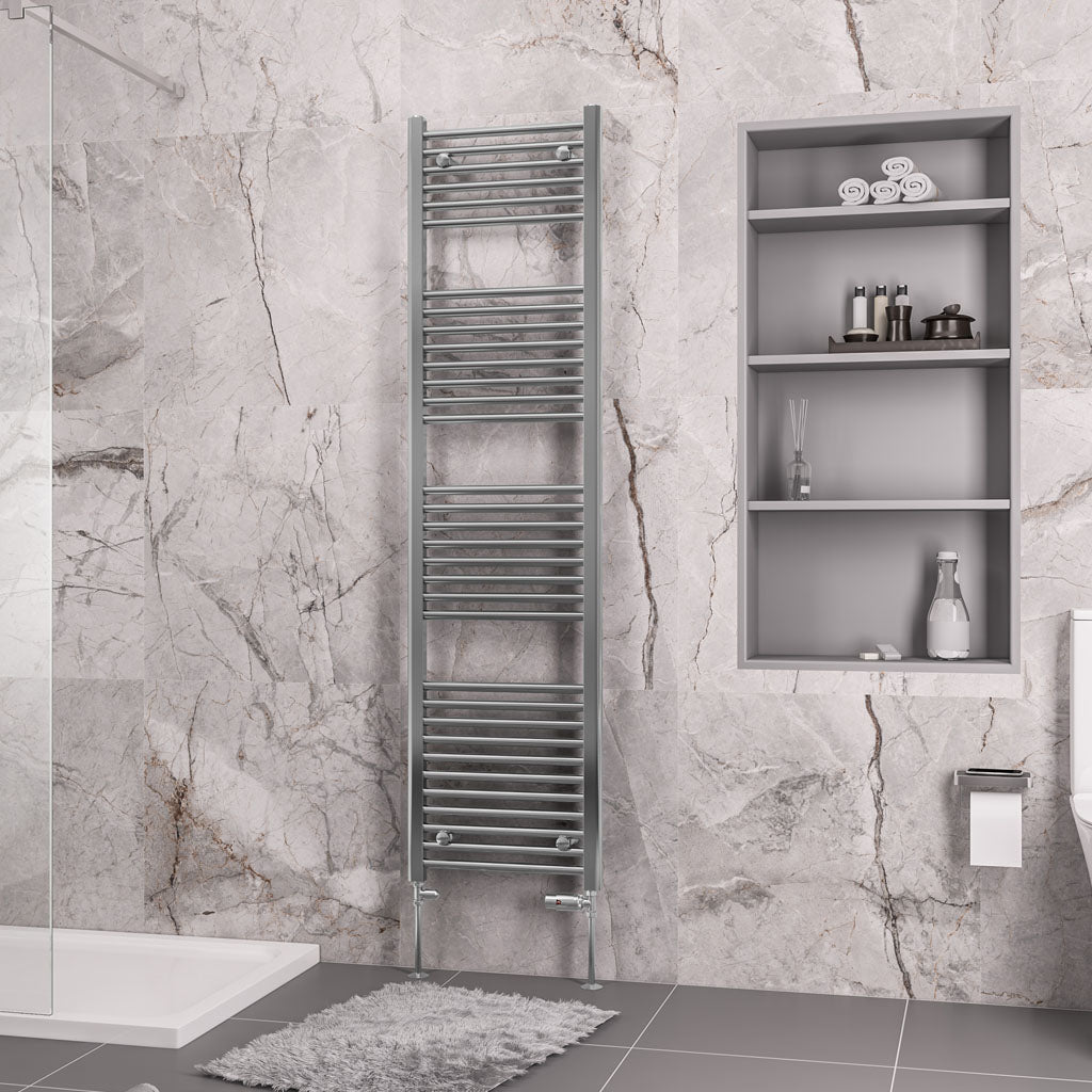 Eastbrook Biava Electric Straight Chrome Towel Rail 1720mm x 450mm 41.0275-ELE
