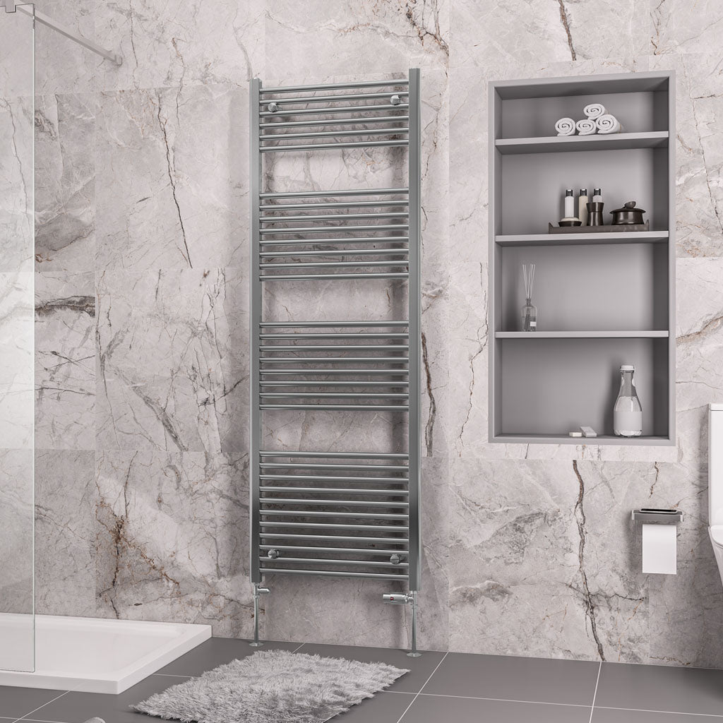 Eastbrook Biava Electric Straight Chrome Towel Rail 1720mm x 600mm 41.0276-ELE