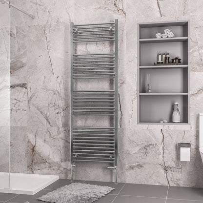 Eastbrook Biava Electric Straight Chrome Towel Rail 1720mm x 600mm 41.0276-ELE