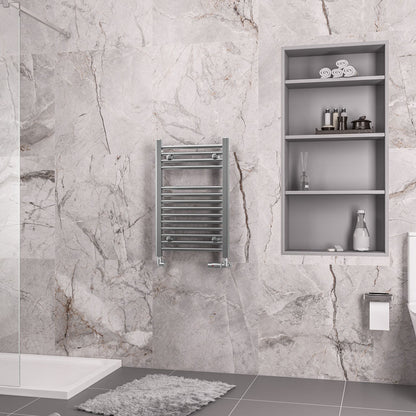 Eastbrook Biava Electric Straight Chrome Towel Rail 688mm x 450mm 41.0269-ELE