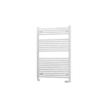 Eastbrook Biava Electric Straight Gloss White Towel Rail 1118mm x 750mm Cut Out Image 41.0284-ELE