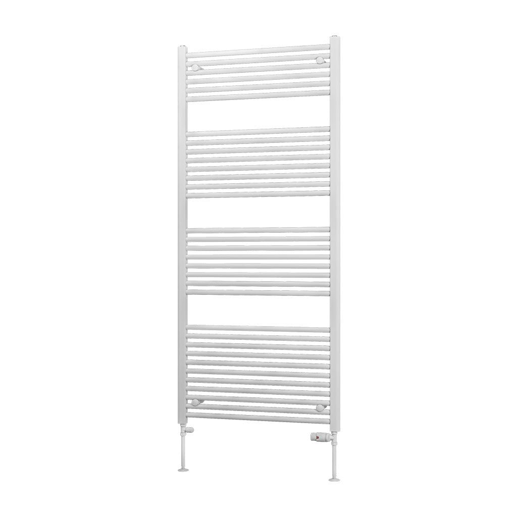 Eastbrook Biava Electric Straight Gloss White Towel Rail 1720mm x 750mm Cut Out Image 41.0287-ELE