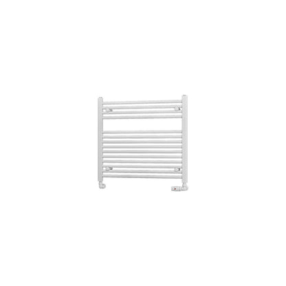 Eastbrook Biava Electric Straight Gloss White Towel Rail 688mm x 750mm Cut Out Image 41.0281-ELE