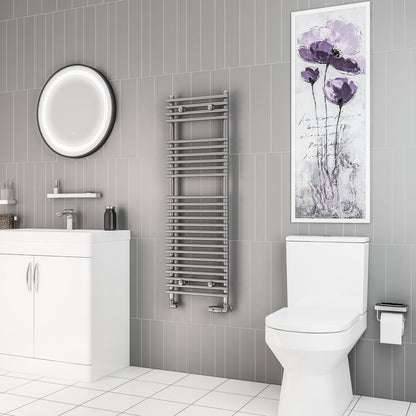 Eastbrook Biava Electric Tube On Tube Chrome Towel Rail 1200mm x 400mm 41.0164-ELE