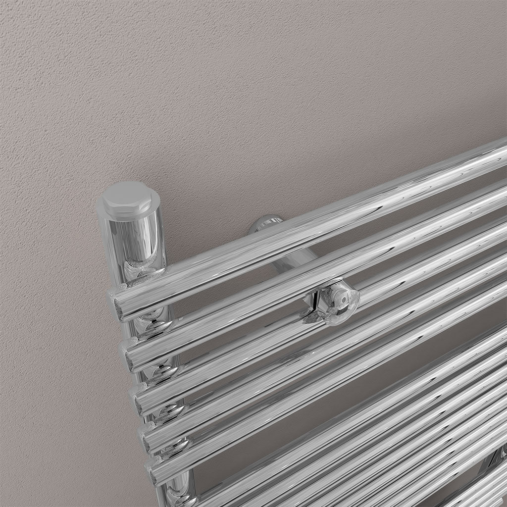 Eastbrook Biava Electric Tube On Tube Chrome Towel Rail 1800mm x 400mm Close Up Image 41.0165-ELE