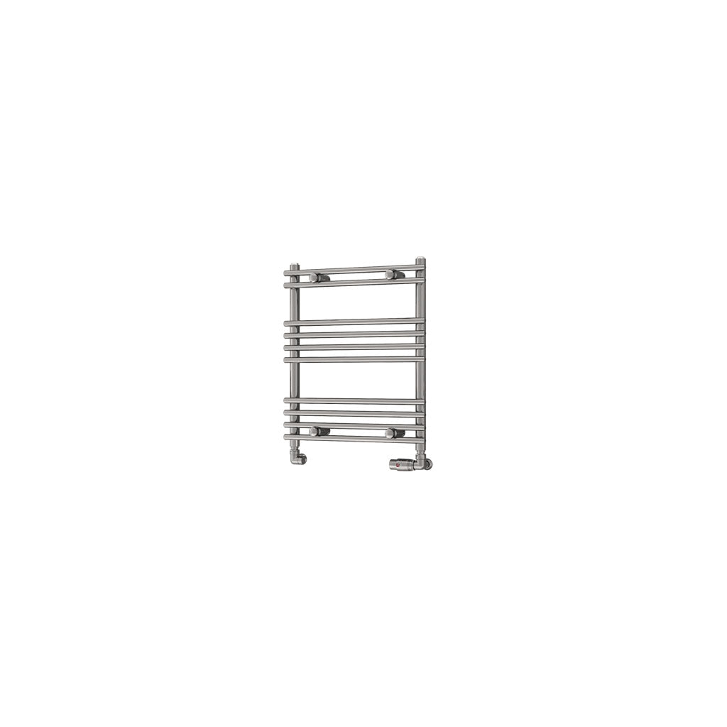 Eastbrook Biava Electric Tube On Tube Chrome Towel Rail 600mm x 500mm Cut Out Image 41.0166-ELE