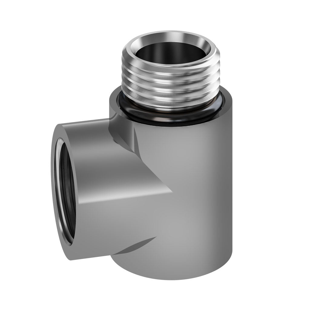 Eastbrook Chrome Dual Fuel Elbow 41.3003
