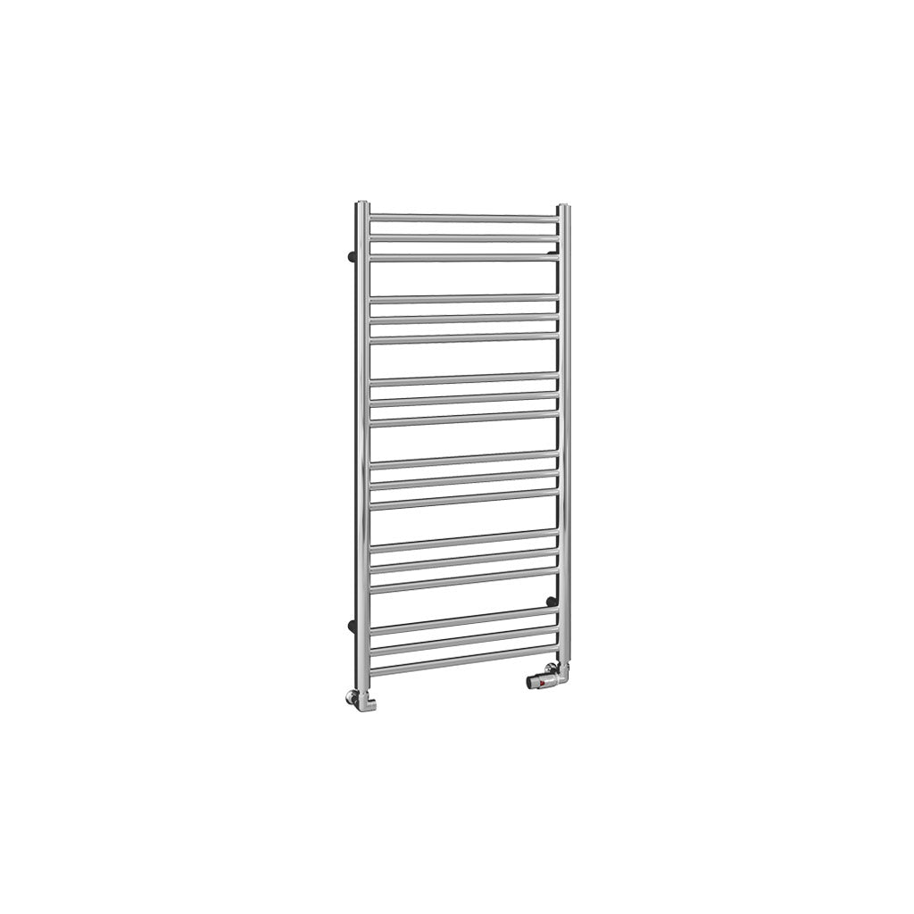 Eastbrook Corinium Electric Round Straight Chrome Towel Rail 1200mm x 600mm Cut Out Image 89.1569-ELE