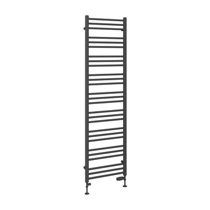 Eastbrook Corinium Electric Round Straight Matt Anthracite Towel Rail 1800mm x 500mm Cut Out Image 89.1558-ELE