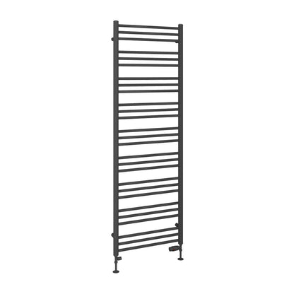 Eastbrook Corinium Electric Round Straight Matt Anthracite Towel Rail 1800mm x 600mm Cut Out Image 89.1559-ELE