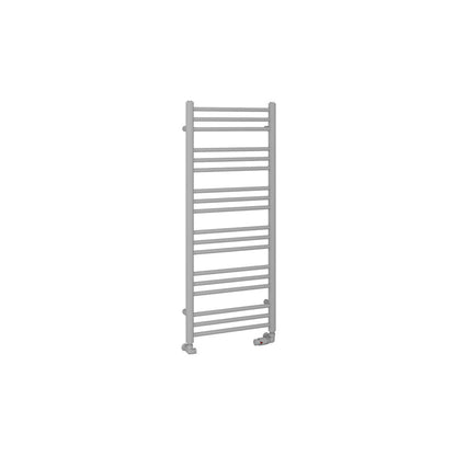 Eastbrook Corinium Electric Round Straight Matt Grey Towel Rail 1200mm x 500mm Cut Out Image 89.1550-ELE