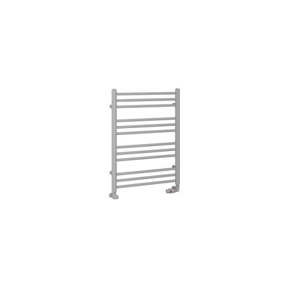 Eastbrook Corinium Electric Round Straight Matt Grey Towel Rail 800mm x 600mm Cut Out Image 89.1549-ELE