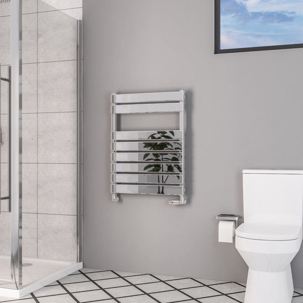 Eastbrook Deddington Chrome Designer Towel Rail 800mm x 600mm 89.0802