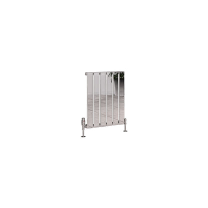 Eastbrook Deddington Chrome Horizontal Single Panel Designer Radiator 600mm x 470mm Cut Out Image 89.1508