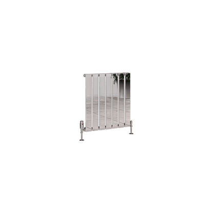 Eastbrook Deddington Chrome Horizontal Single Panel Designer Radiator 600mm x 550mm Cut Out Image 89.1509