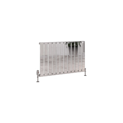 Eastbrook Deddington Chrome Horizontal Single Panel Designer Radiator 600mm x 950mm Cut Out Image 89.0799