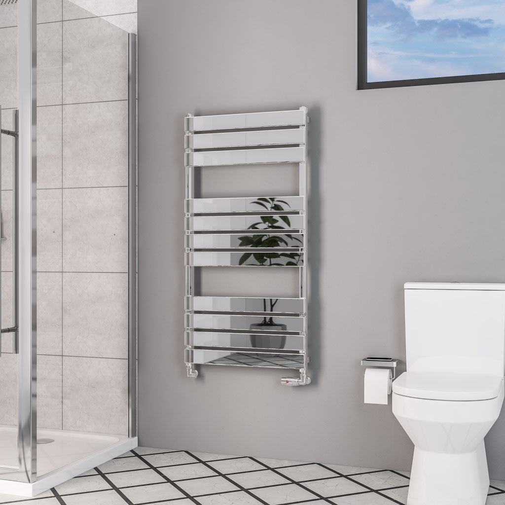 Eastbrook Deddington Electric Chrome Designer Towel Rail 1200mm x 600mm 89.0804-ELE