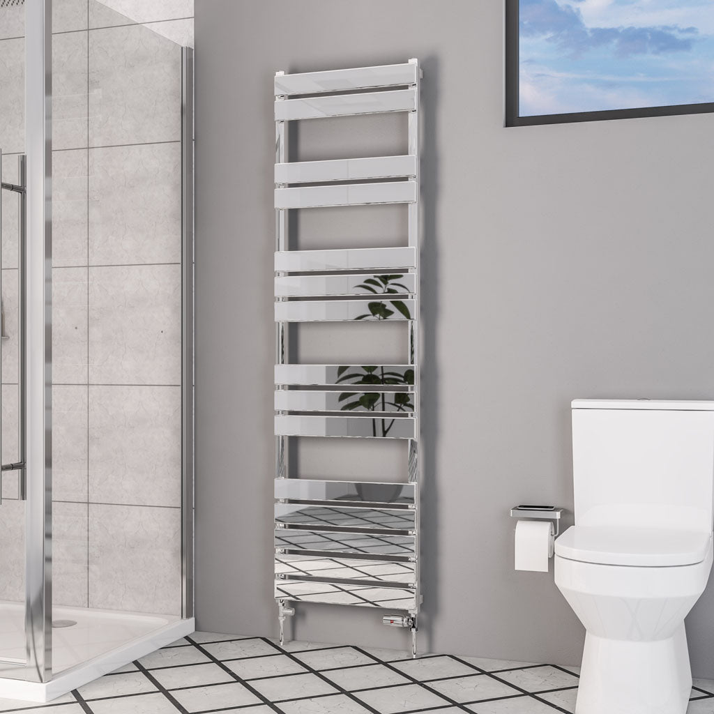Eastbrook Deddington Electric Chrome Designer Towel Rail 1800mm x 500mm 89.0805-ELE