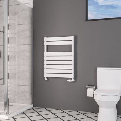 Eastbrook Deddington Electric Gloss White Designer Towel Rail 800mm x 600mm 89.0858-ELE