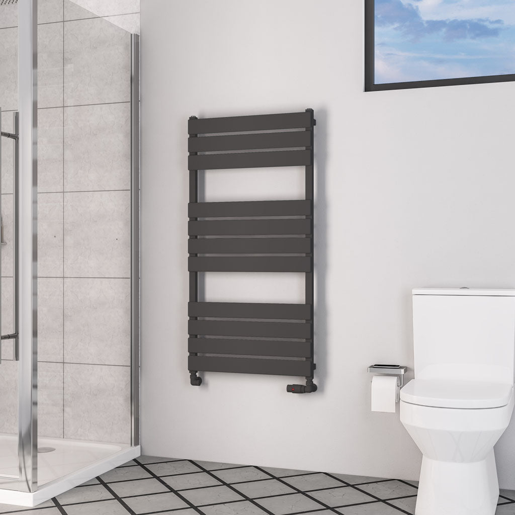 Eastbrook Deddington Electric Matt Anthracite Designer Towel Rail 1200mm x 600mm 89.0873-ELE