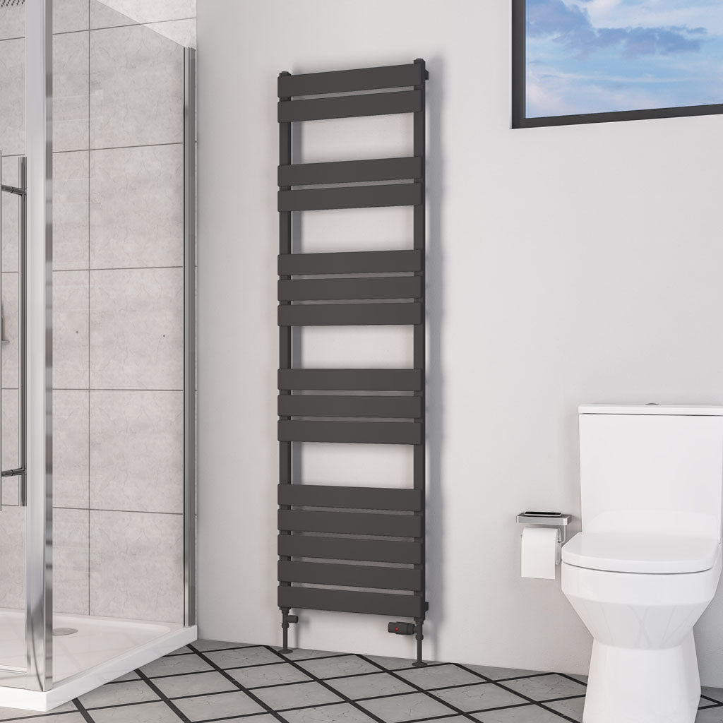 Eastbrook Deddington Electric Matt Anthracite Designer Towel Rail 1800mm x 500mm 89.0874-ELE