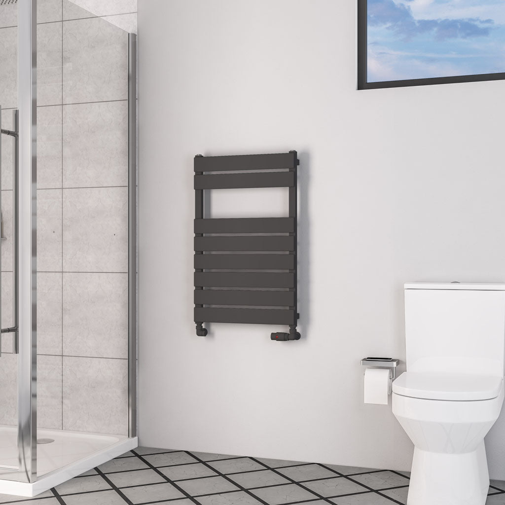 Eastbrook Deddington Electric Matt Anthracite Designer Towel Rail 800mm x 500mm 89.0870-ELE