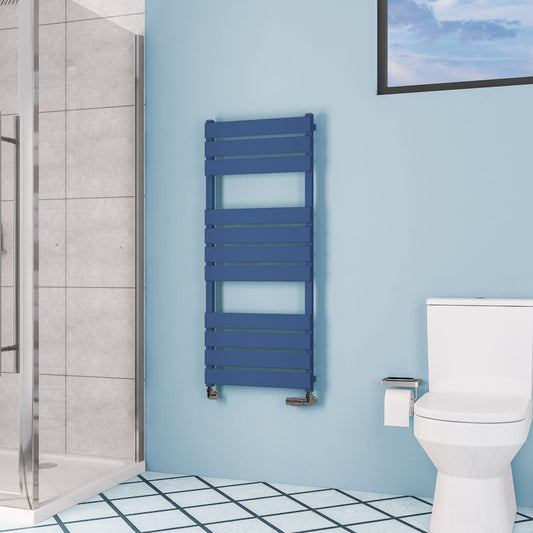 Eastbrook Deddington Electric Matt Cobalt Blue Designer Towel Rail 1200mm x 500mm 89.1529-ELE