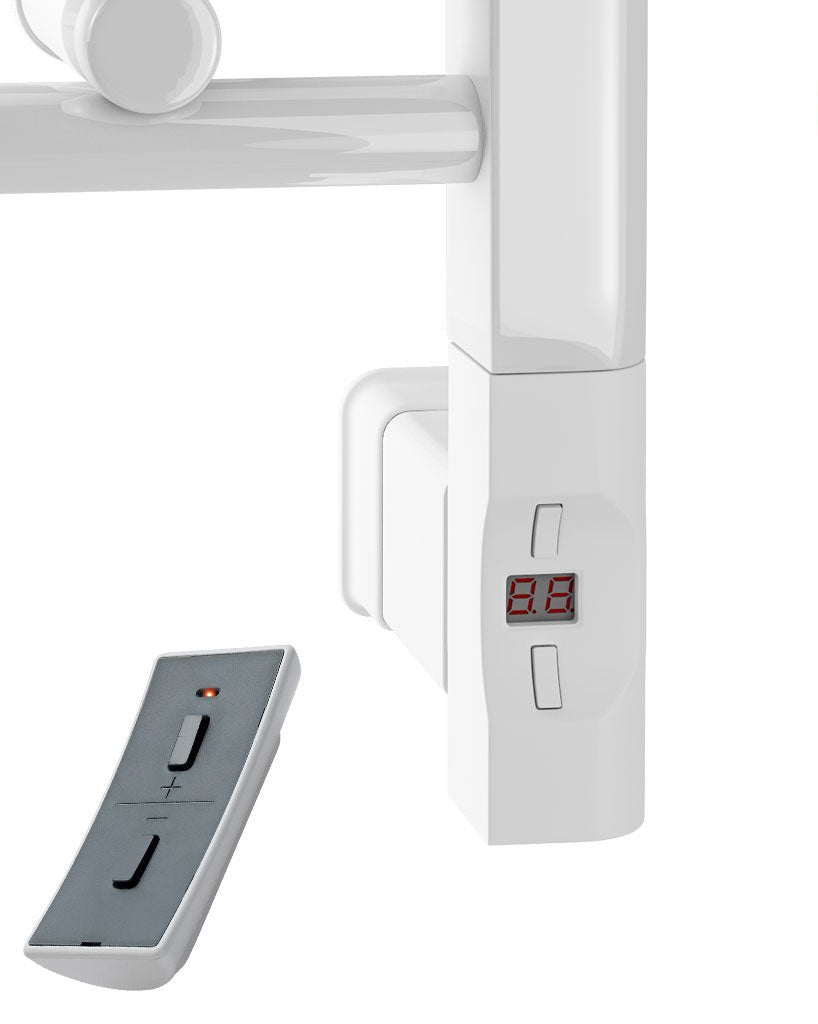 Eastbrook Defford Electric Gloss White Designer Towel Rail 1200mm x 600mm 89.1277-ELE-8.313