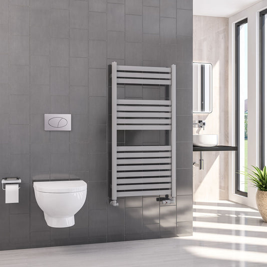 Eastbrook Defford Electric Matt Grey Designer Towel Rail 1200mm x 600mm 89.1283-ELE