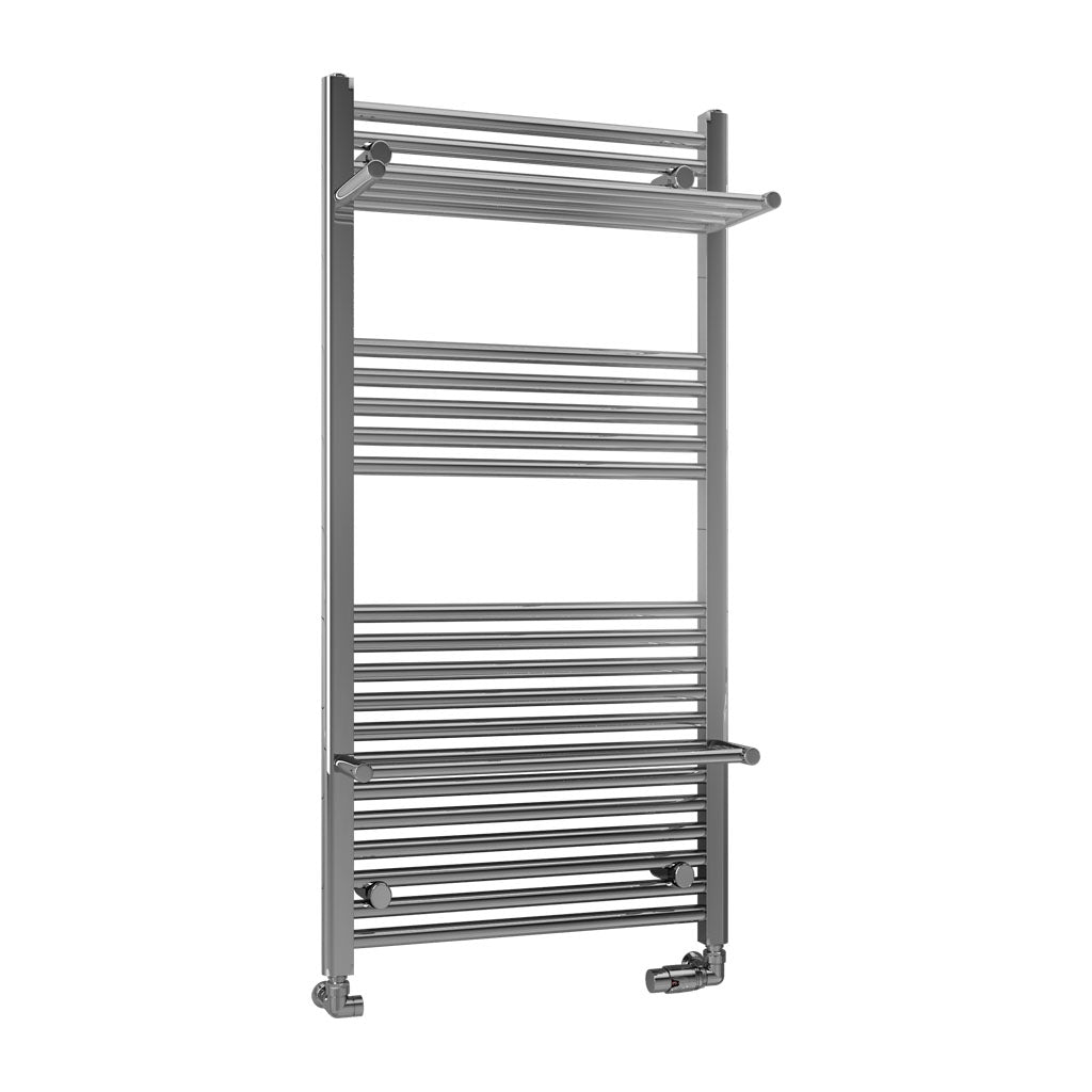Eastbrook Haddenham Electric Chrome Towel Rail 1200mm x 600mm Close Up Image 61.0073-ELE