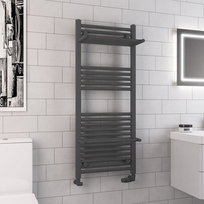 Eastbrook Haddenham Electric Matt Anthracite Towel Rail 1200mm x 500mm 61.0070-ELE